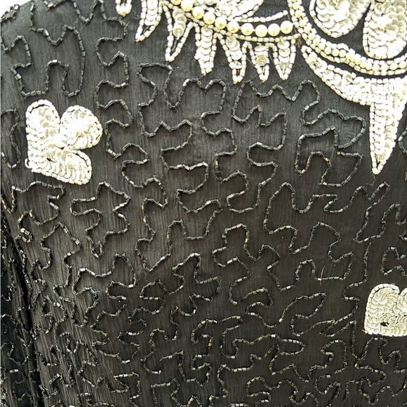 Nite Line Women’s Beaded/Pearled Evening Jacket Size Large - Picture 6 of 12